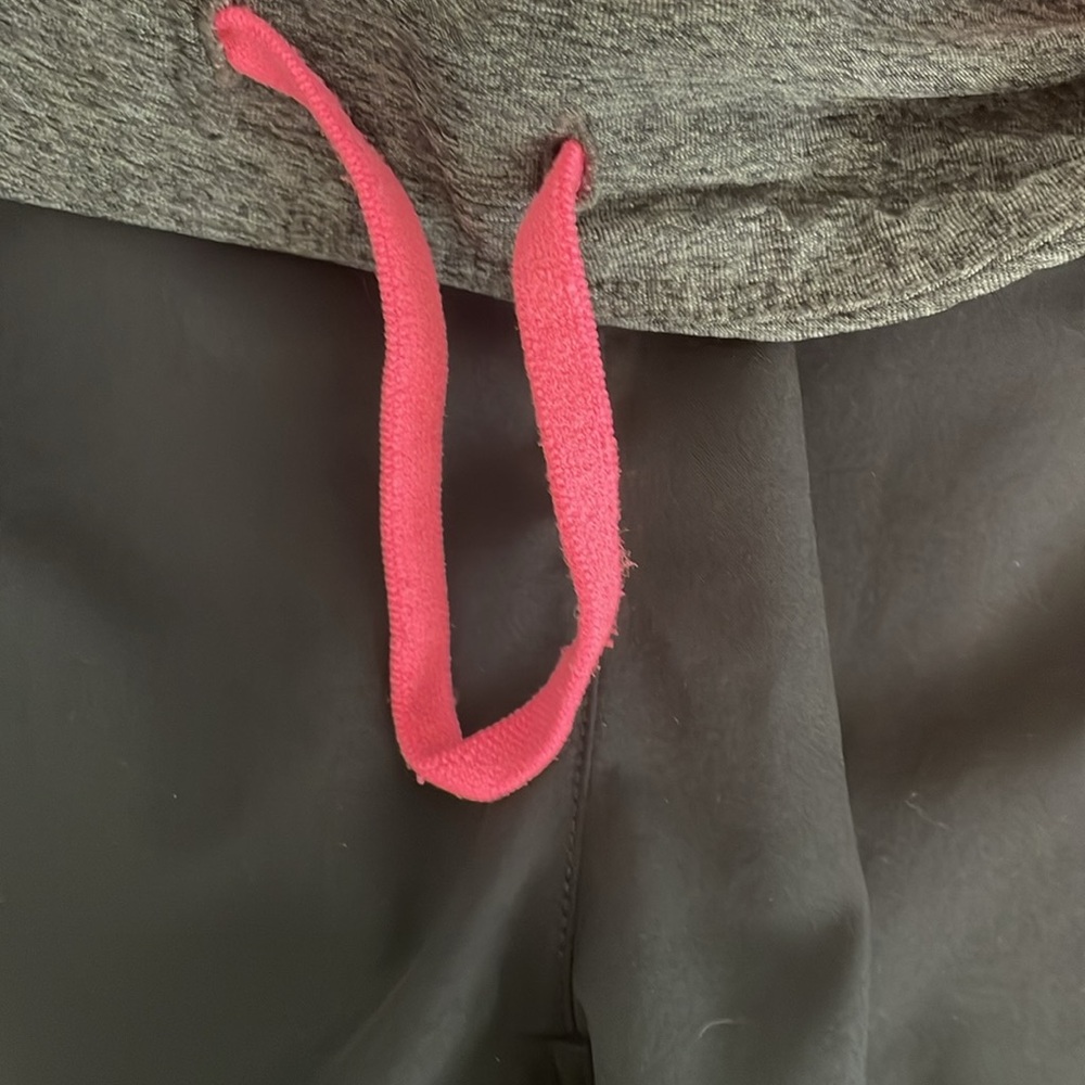 MPG black /pink running shorts SIZE M draw string lined hot steamed inside.. - Picture 6 of 7